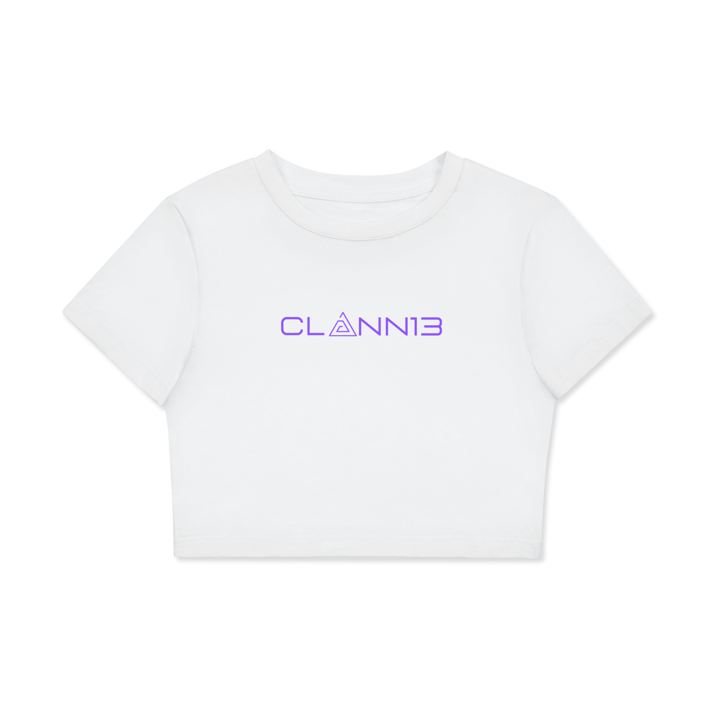 Clann13 - Women's Fitted Crop Tee | Bodycon T-Shirt