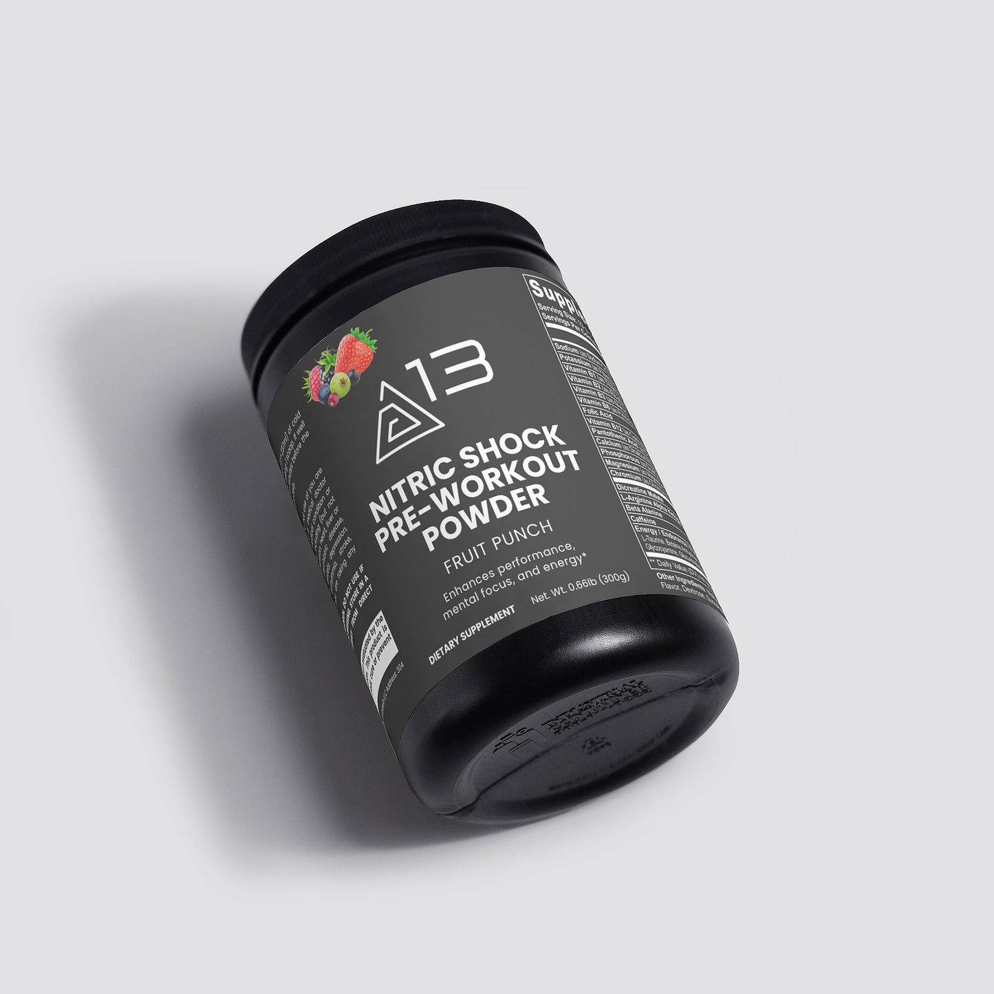 Clann13 Nitric Shock Pre-Workout Powder (Fruit Punch)