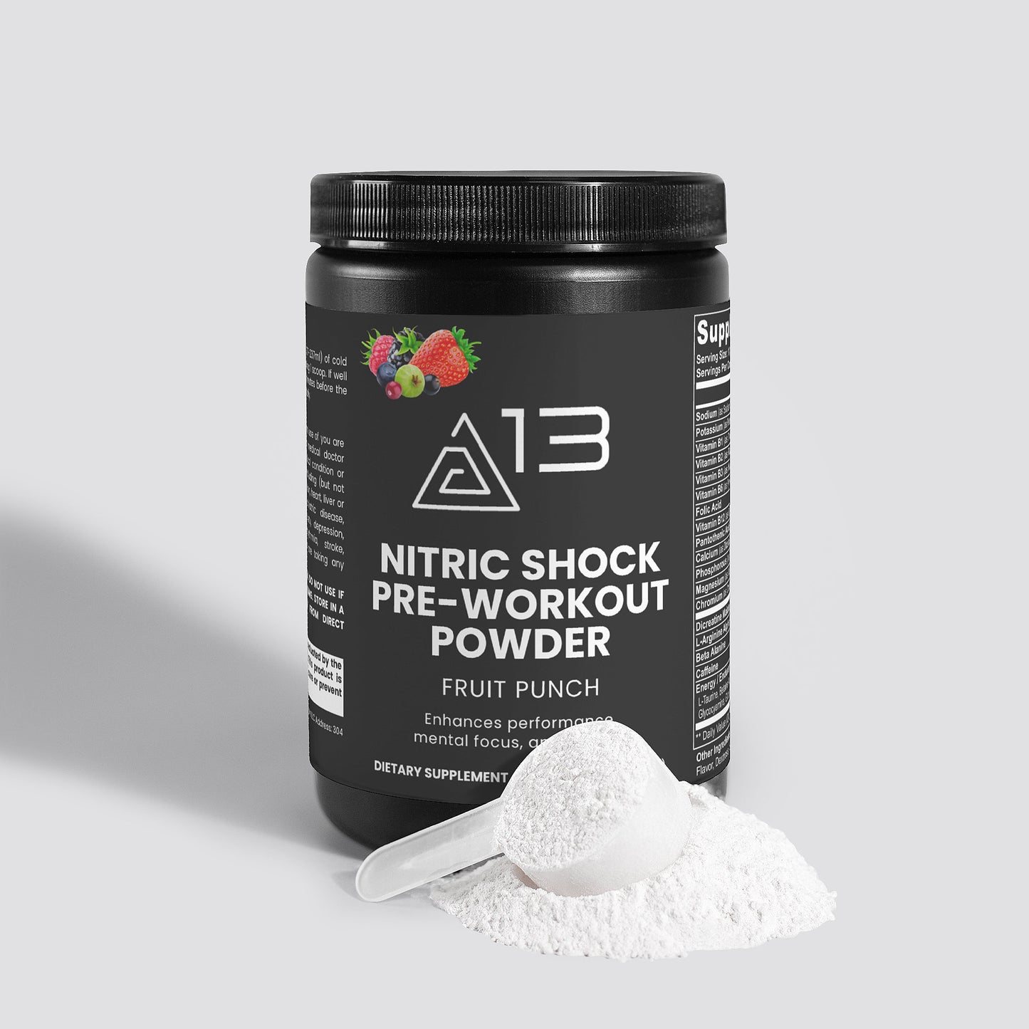Clann13 Nitric Shock Pre-Workout Powder (Fruit Punch)