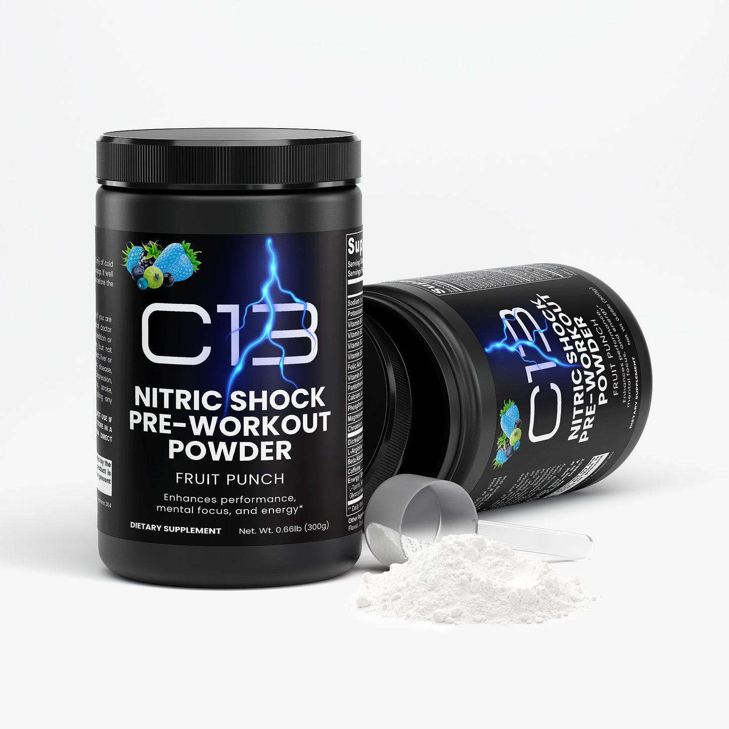 Clann13 Nitric Shock Pre-Workout Powder (Fruit Punch)