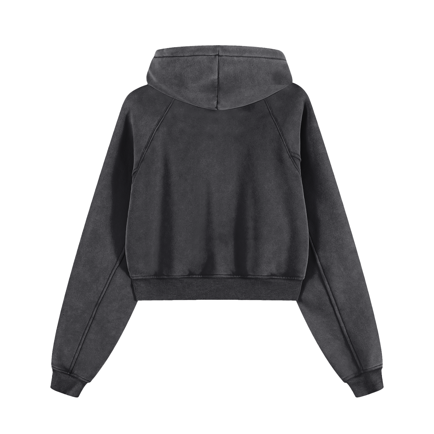 Clann13 Womens - Snow Washed Cropped Hoodie